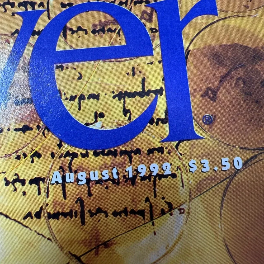 Discover Magazine August 1992 Playing God The Making of Artificial Life Special‎